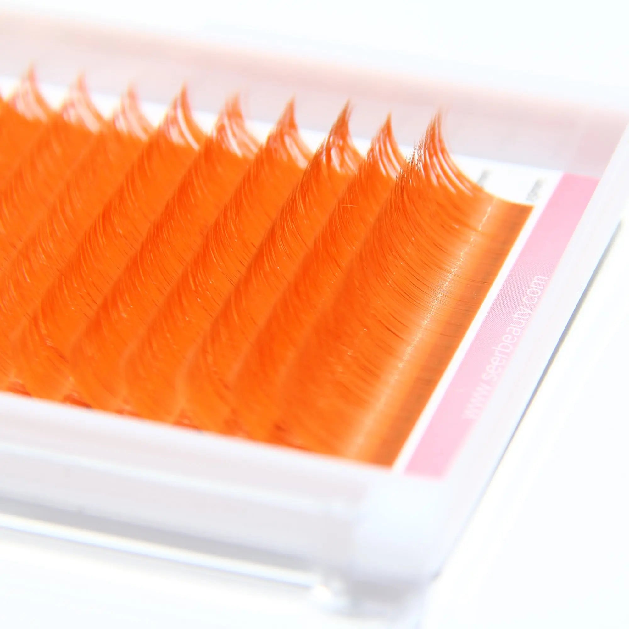 0.07MM Orange Volume Eyelash Extensions Redberry