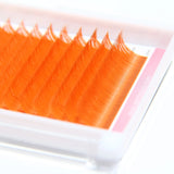 0.07MM Orange Volume Eyelash Extensions Redberry