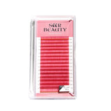 0.07MM Pink Volume Eyelash Extensions Redberry