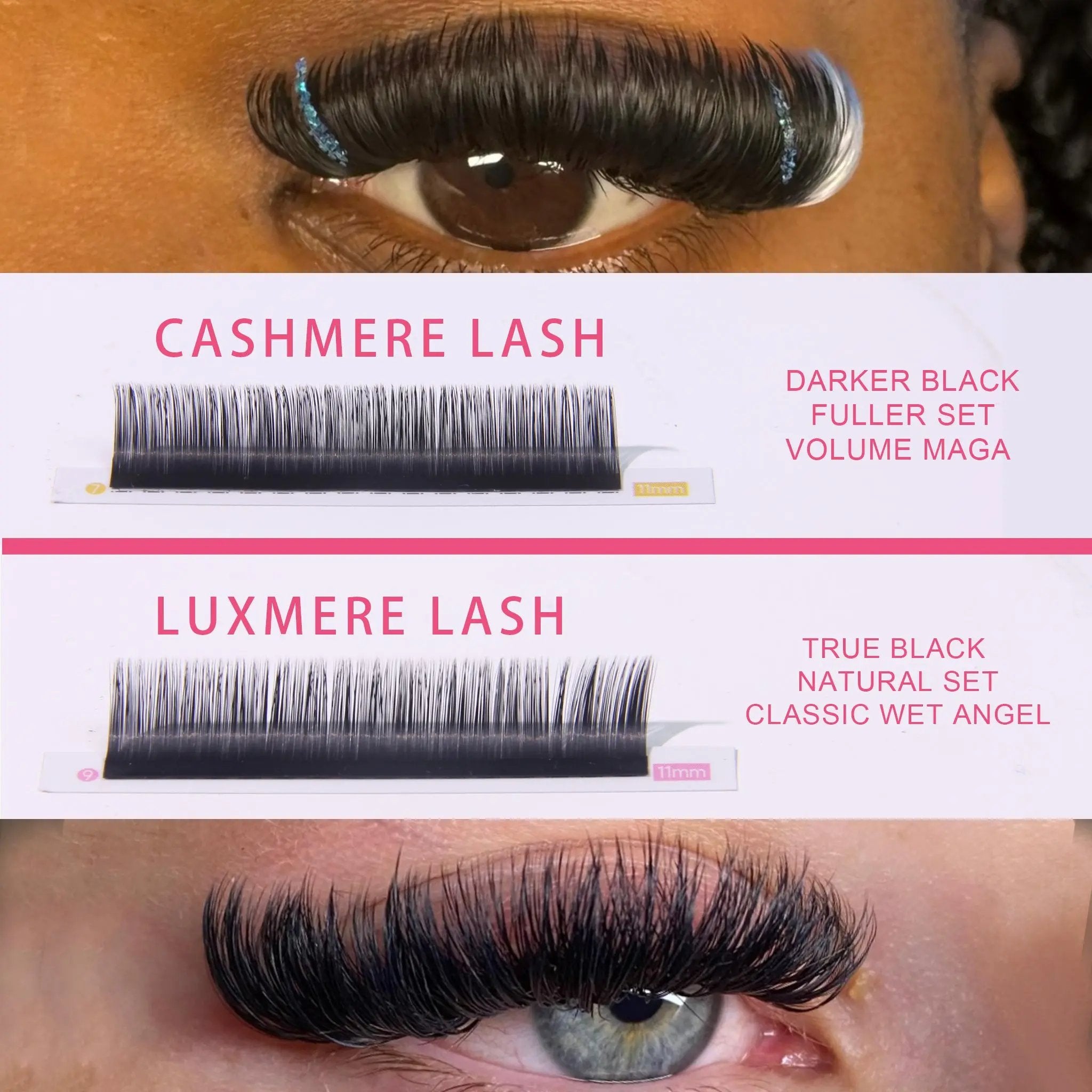 0.20MM Classic Lash Extensions (Luxmere) SEERBEAUTY