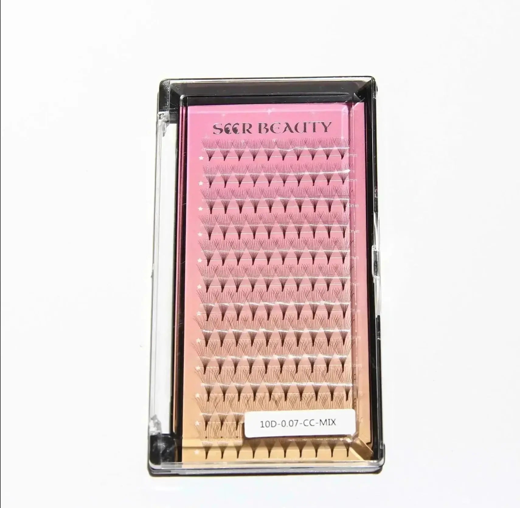 14D Premade Volume Fans Lashes 12 Rows 120 Fans (Pointy Base) seerbeauty