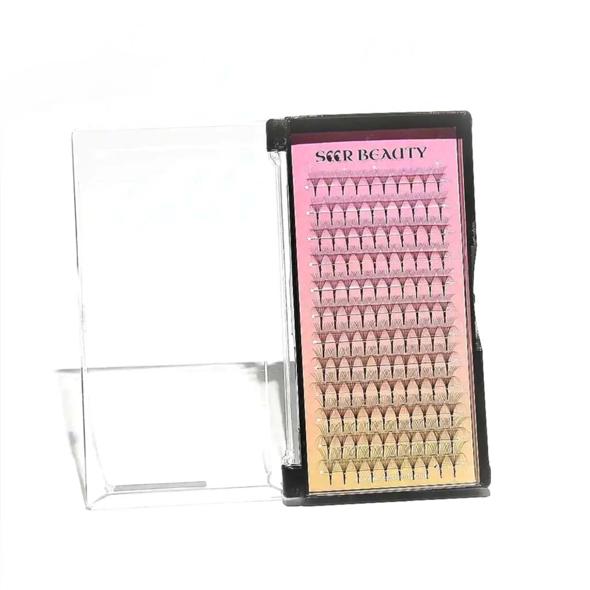 16D Premade Volume Fans Lashes 12 Rows 120 Fans (Pointy Base) seerbeauty