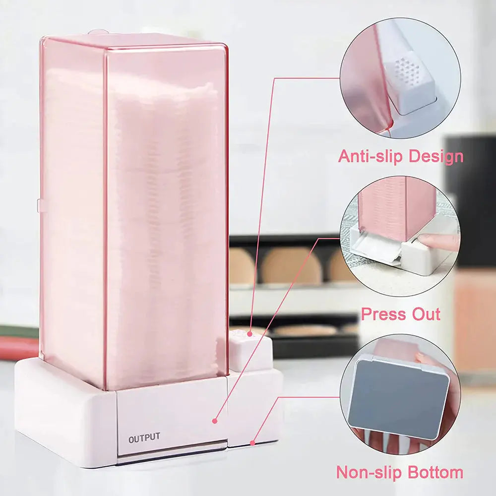 Adhesive Removing Pads Wipes Dispenser for Lash Artist Redberry