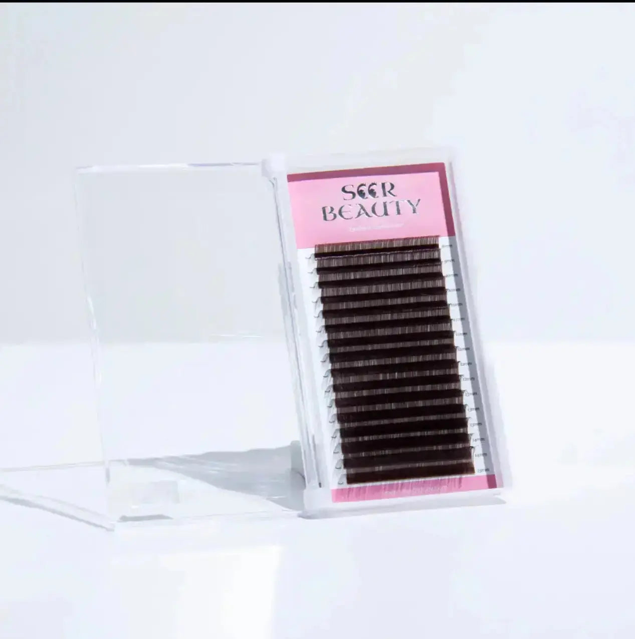 Black Brown Eyelash Extensions seerbeauty