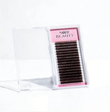 Black Brown Eyelash Extensions seerbeauty