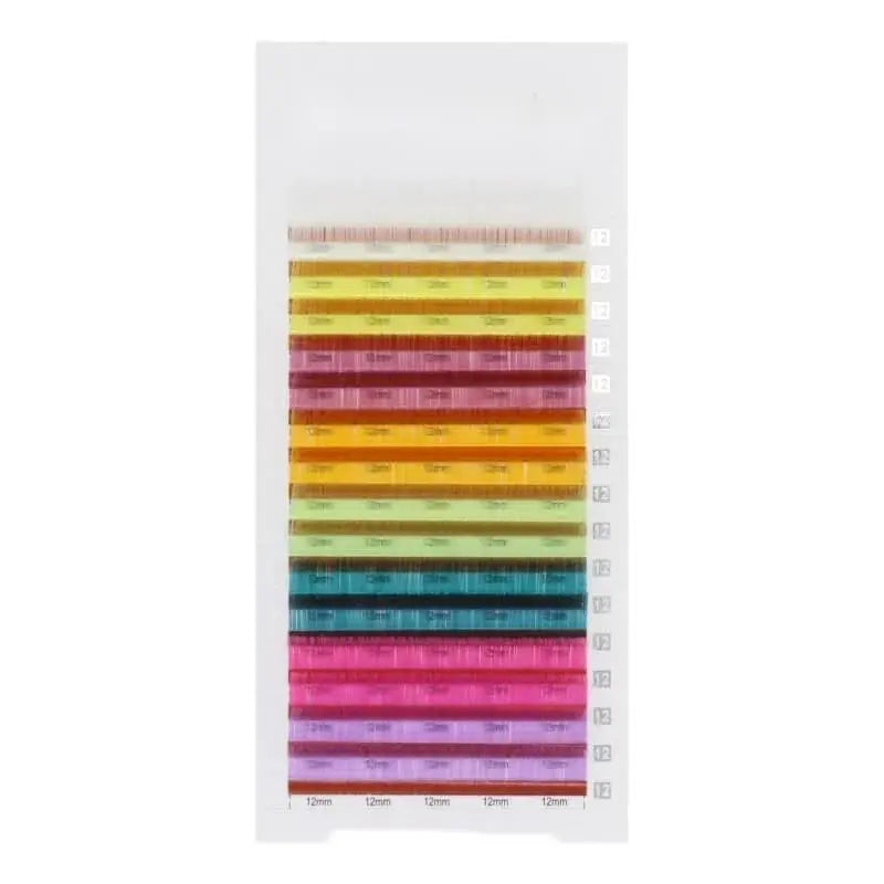 Coloured Lashes Extension 0.07mm Redberry