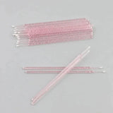 Crystal Disposable Micro Cotton Swab Brush Redberry