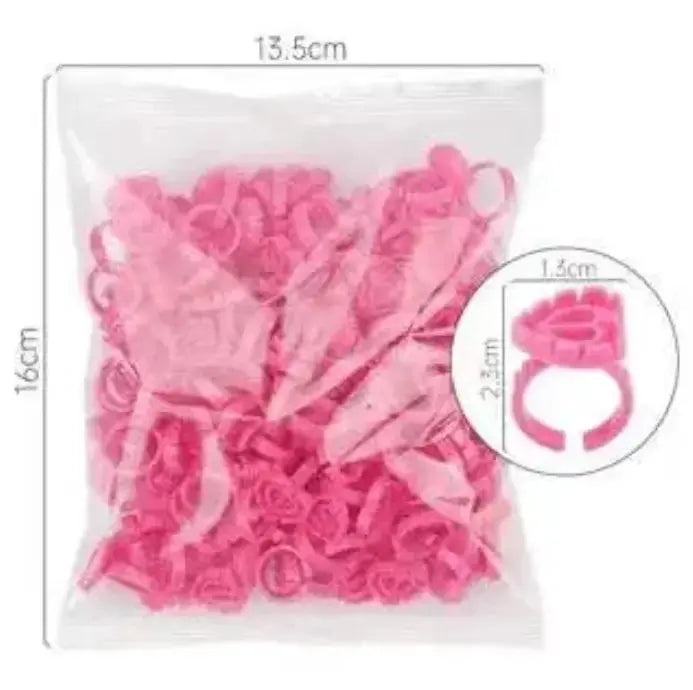 Double Heart-Shaped Blooming Glue Cup (100pieces/pack) seerbeauty