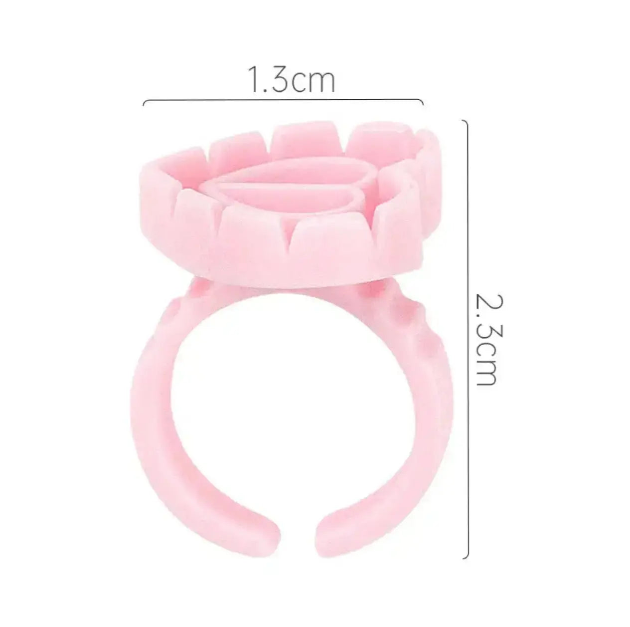 Double Heart-Shaped Blooming Glue Cup (100pieces/pack) seerbeauty