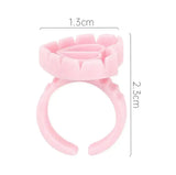 Double Heart-Shaped Blooming Glue Cup (100pieces/pack) seerbeauty