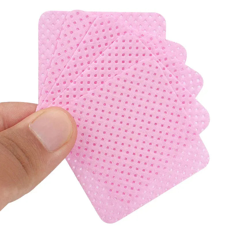 Eyelash Glue Wipes Pink seerbeauty