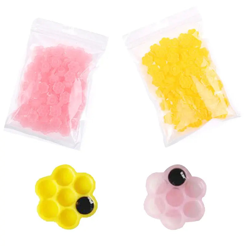 Flower-Shaped Glue Cup For Eyelash Extension (100pcs) seerbeauty