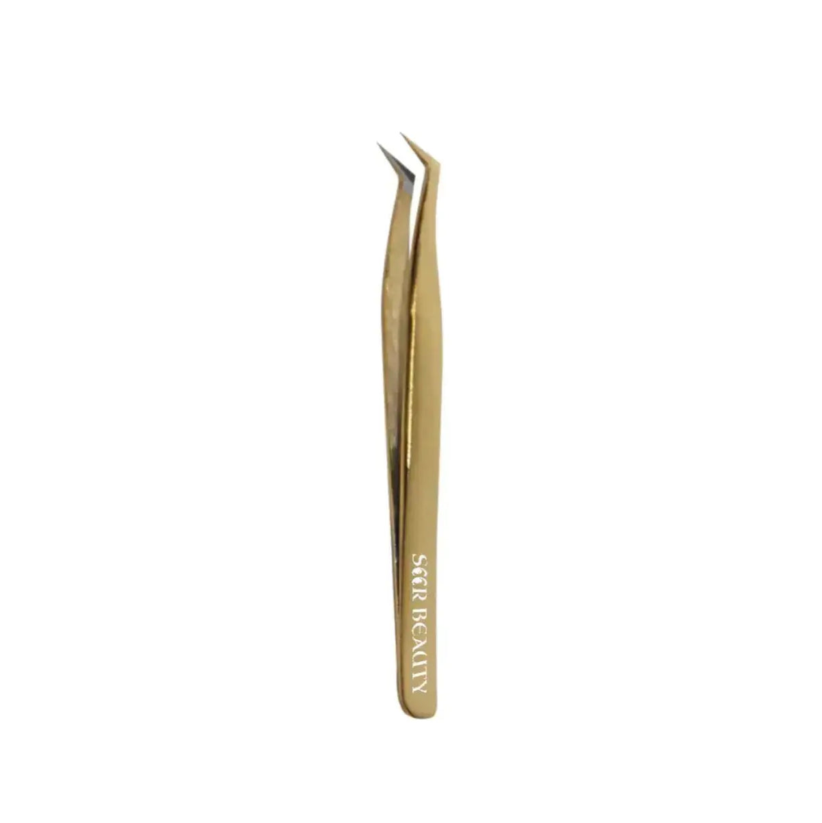 GSL-01 FIBER TIP GOLD TWEEZERS FOR EYELASH EXTENSION seerbeauty