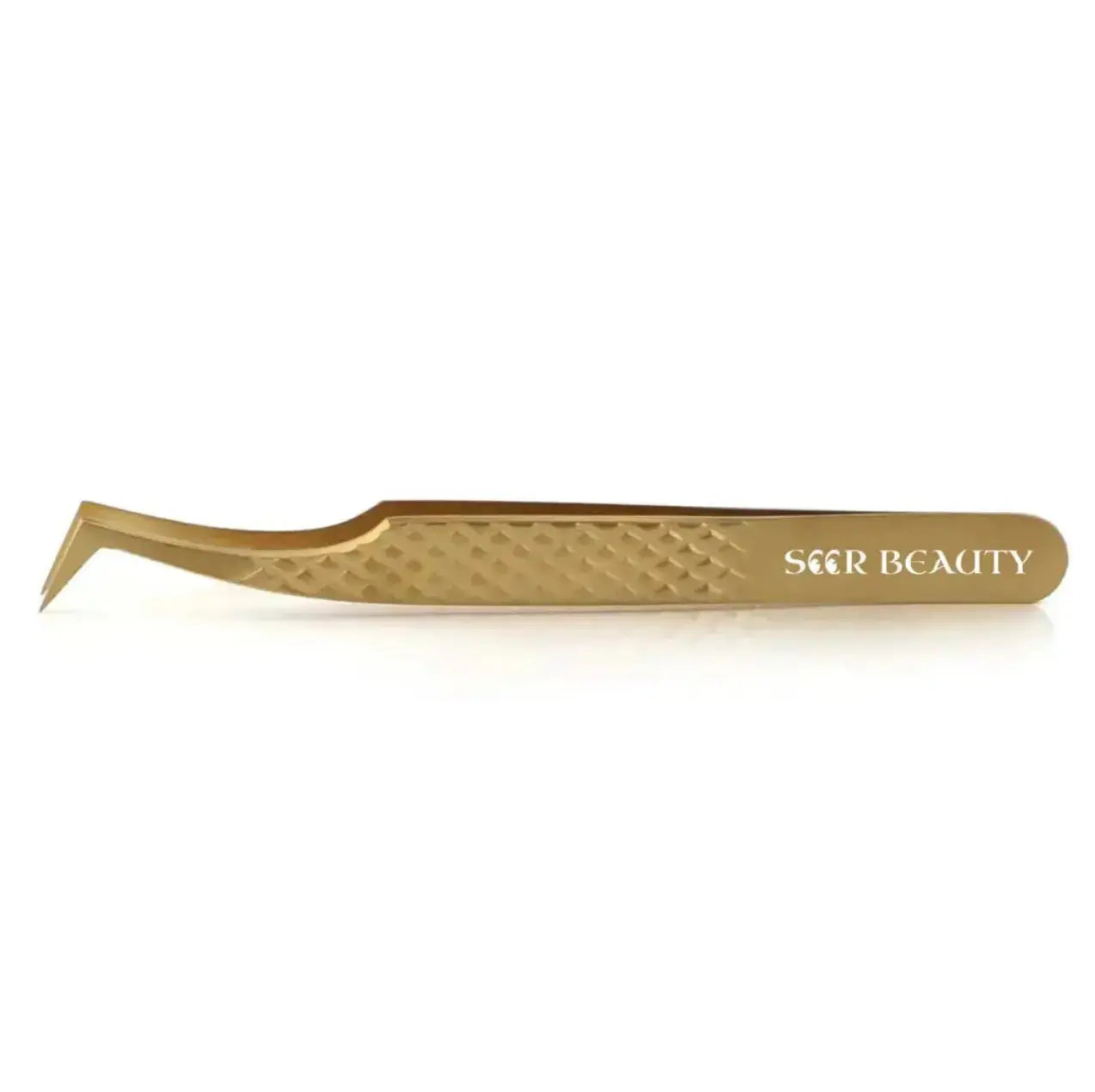 GSL-01 FIBER TIP GOLD TWEEZERS FOR EYELASH EXTENSION seerbeauty