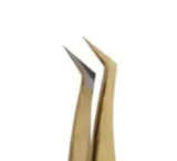 GSL-01 FIBER TIP GOLD TWEEZERS FOR EYELASH EXTENSION seerbeauty