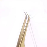 GSL-02 FIBER TIP GOLD TWEEZERS FOR EYELASH EXTENSION seerbeauty