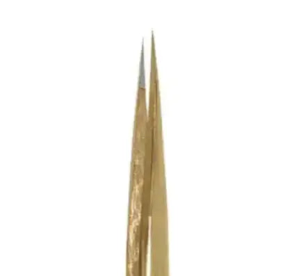 GSL-03 FIBER TIP GOLD TWEEZERS FOR EYELASH EXTENSION seerbeauty