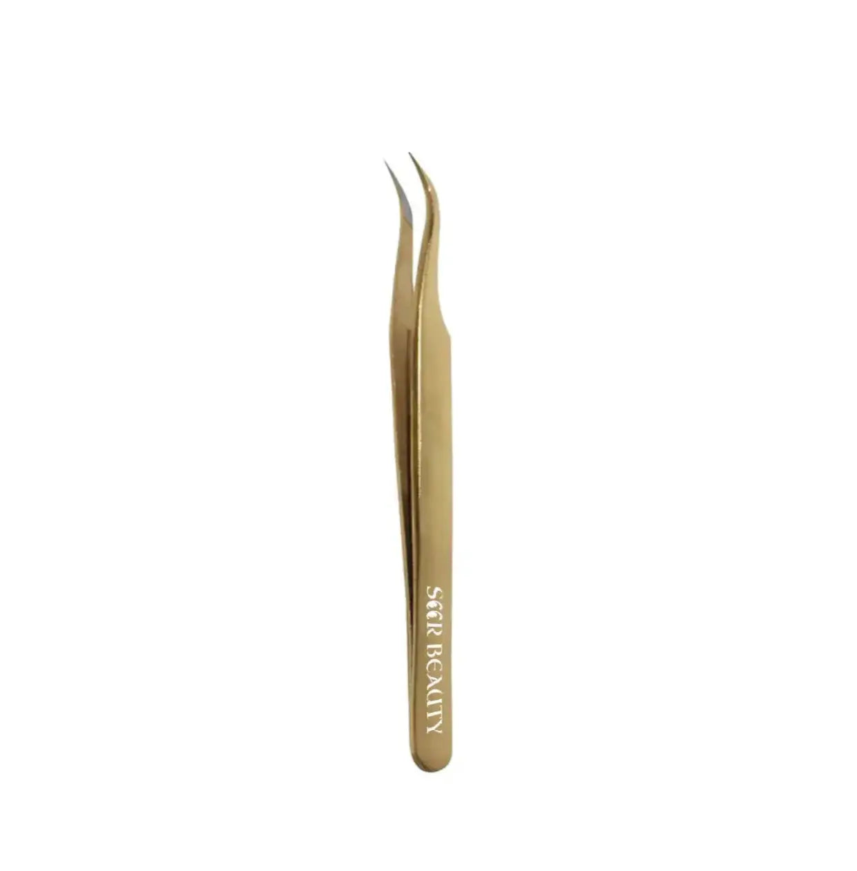 GSL-04 FIBER TIP GOLD TWEEZERS FOR EYELASH EXTENSION seerbeauty