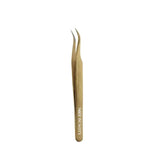 GSL-04 FIBER TIP GOLD TWEEZERS FOR EYELASH EXTENSION seerbeauty