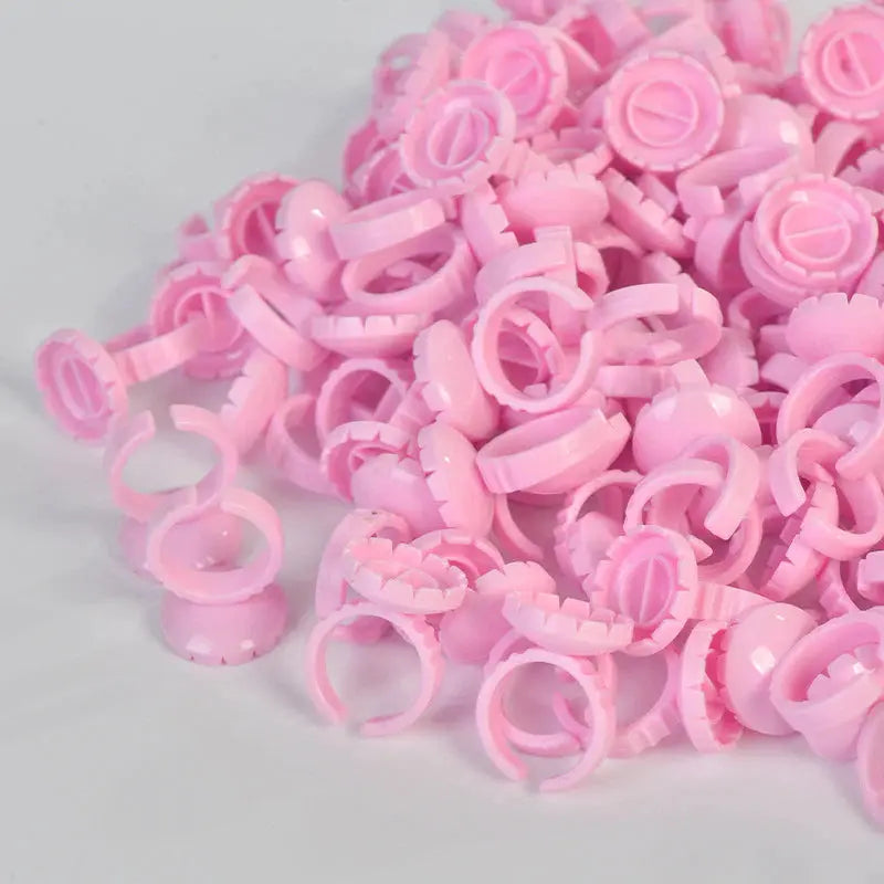 New Flower Glue Rings (100 pcs) seerbeauty
