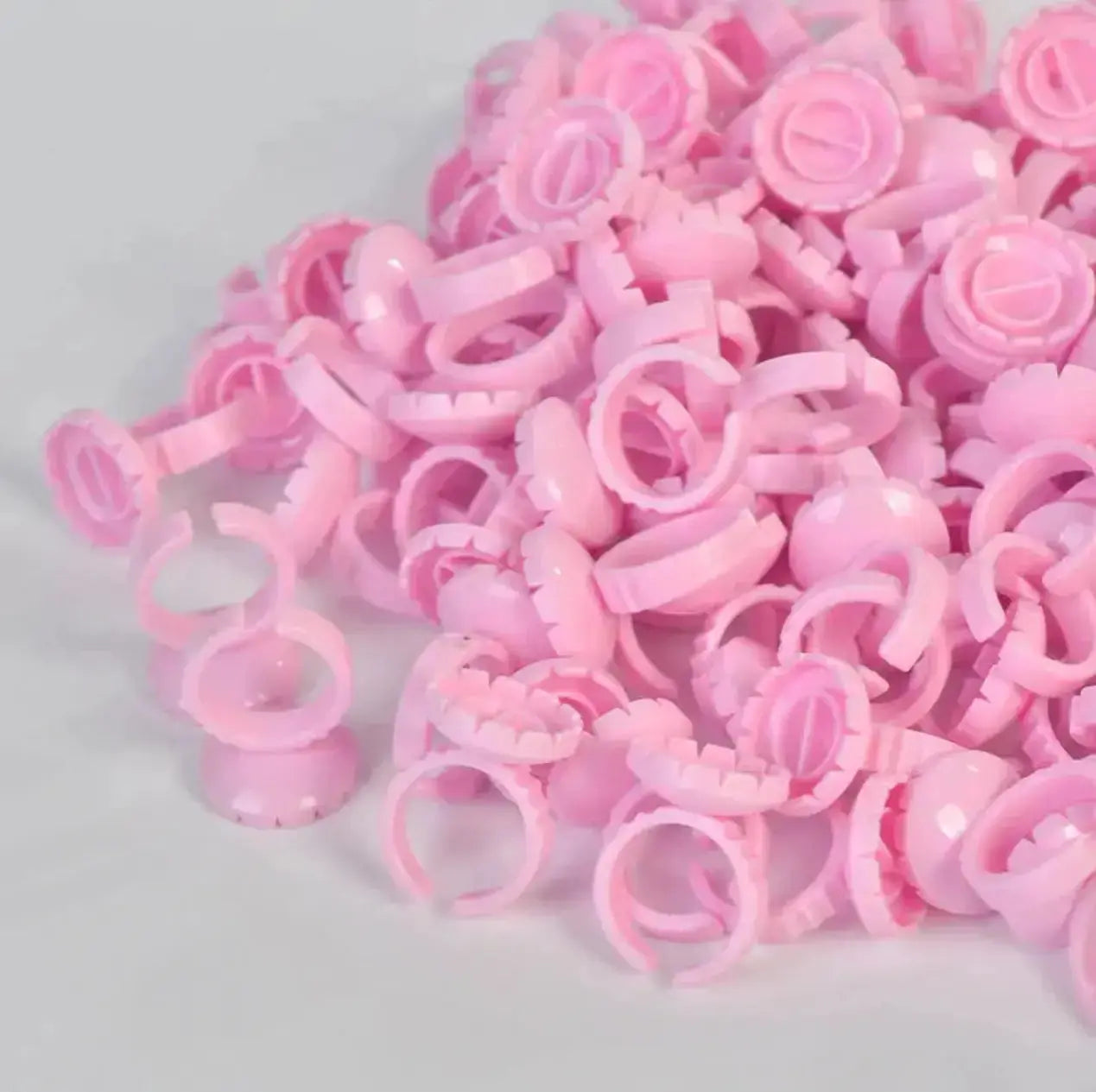 New Flower Glue Rings (100 pcs) seerbeauty