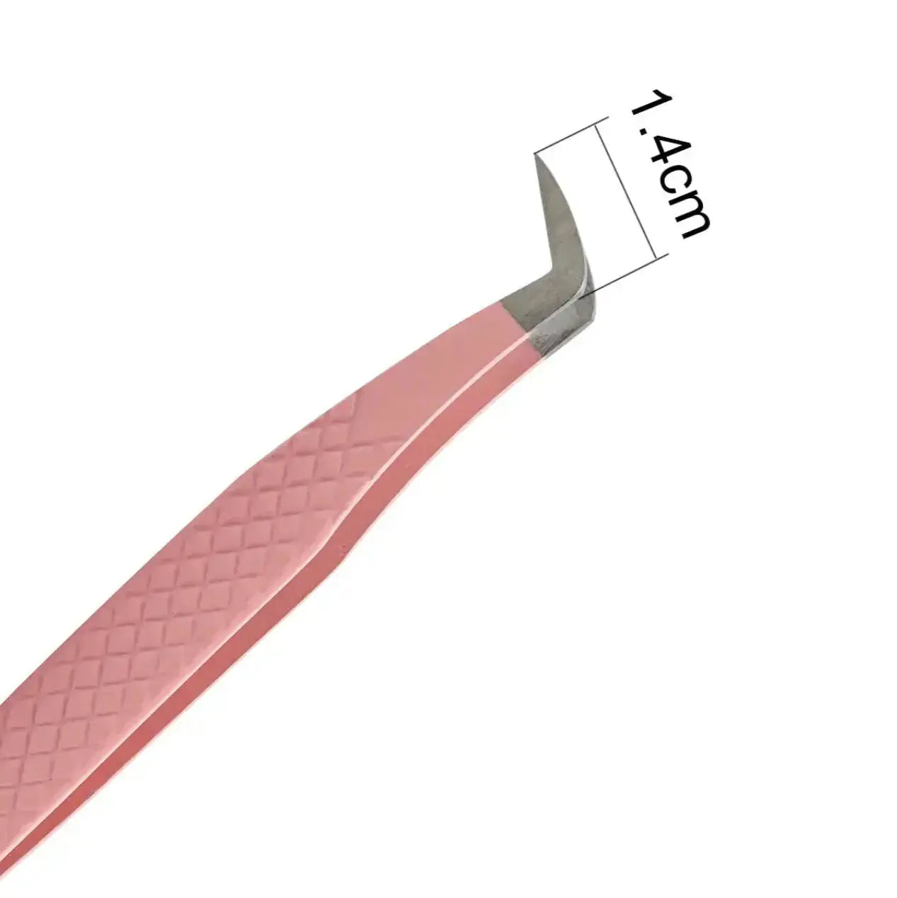 PINK-02 FIBER TIP Pink Mega Tweezers seerbeauty
