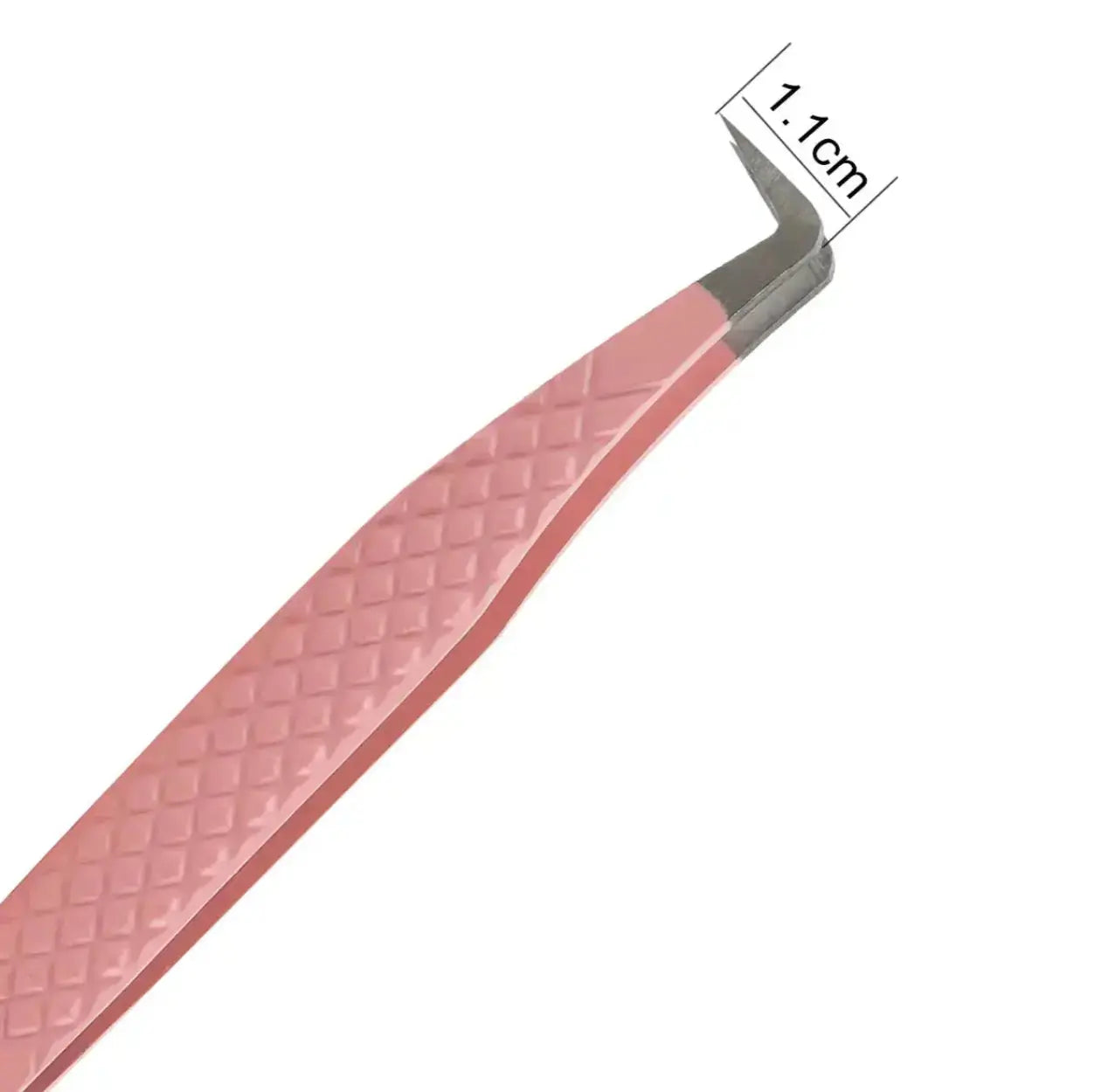 PINK-08 NEW FIBER TIP Mega Boot Tweezers seerbeauty