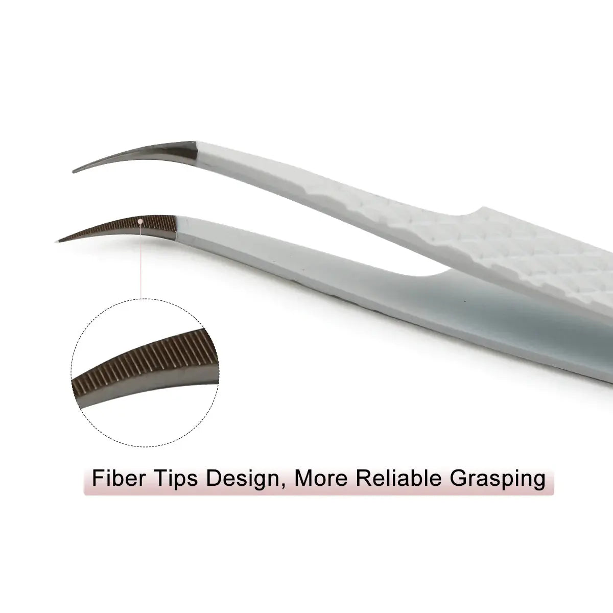 SW-01 Curved Fiber Tip Tweezers for Eyelash Extensions seerbeauty