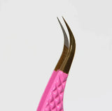 SW-01 Curved Fiber Tip Tweezers for Eyelash Extensions seerbeauty
