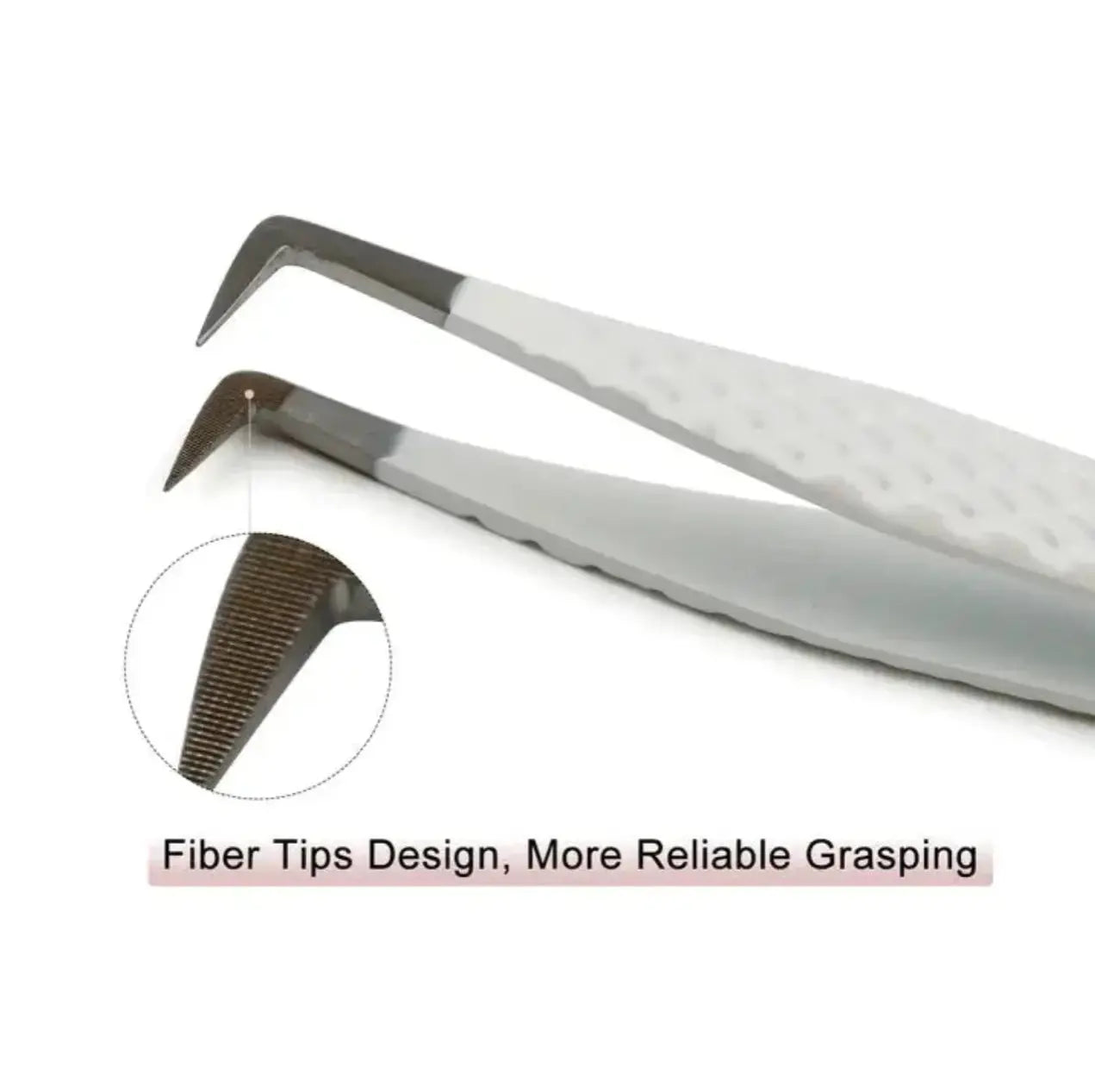 SW-03 90°-Degree Fiber Tip Tweezers for Eyelash Extensions seerbeauty