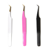 SW-04 45°-Degree Fiber Tip Tweezers for Eyelash Extensions seerbeauty