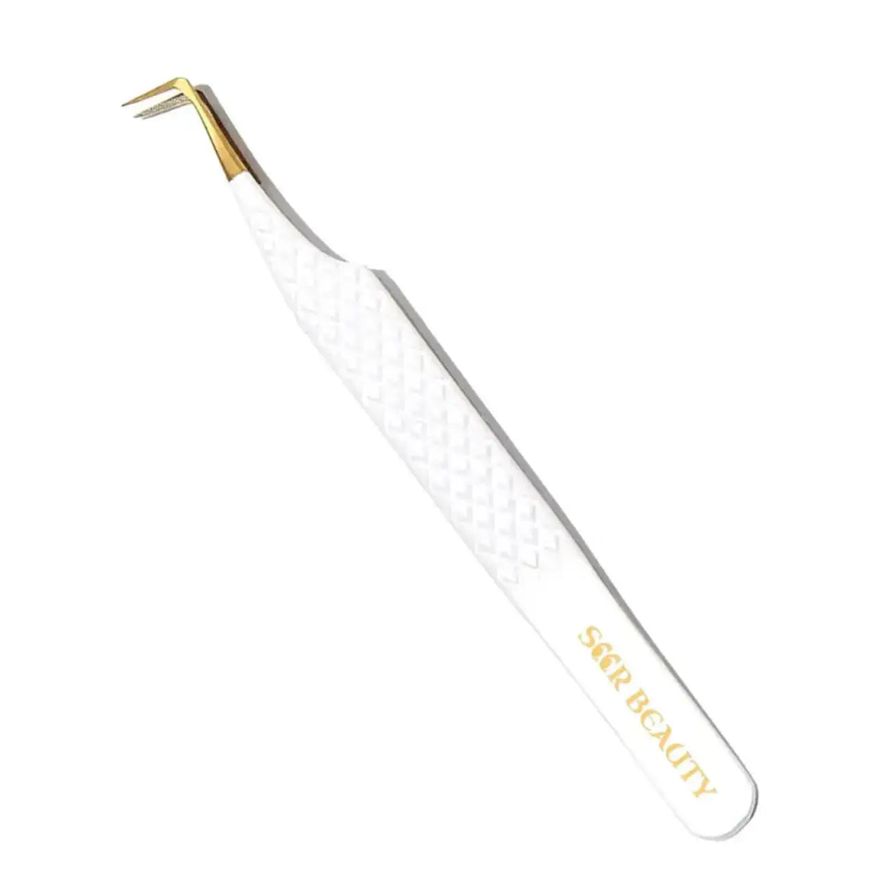 SW-04 45°-Degree Fiber Tip Tweezers for Eyelash Extensions seerbeauty