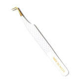 SW-04 45°-Degree Fiber Tip Tweezers for Eyelash Extensions seerbeauty