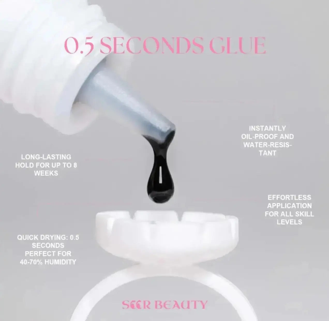 THE MOON SERIES GLUE ( 0.5 SECOND ) seerbeauty